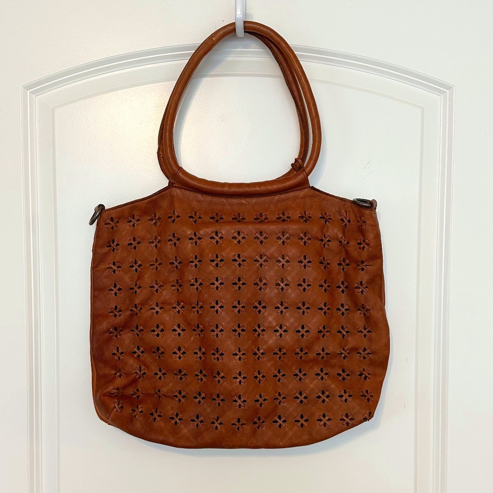 Latico Leather Starstruck Tote - Cognac Leather
